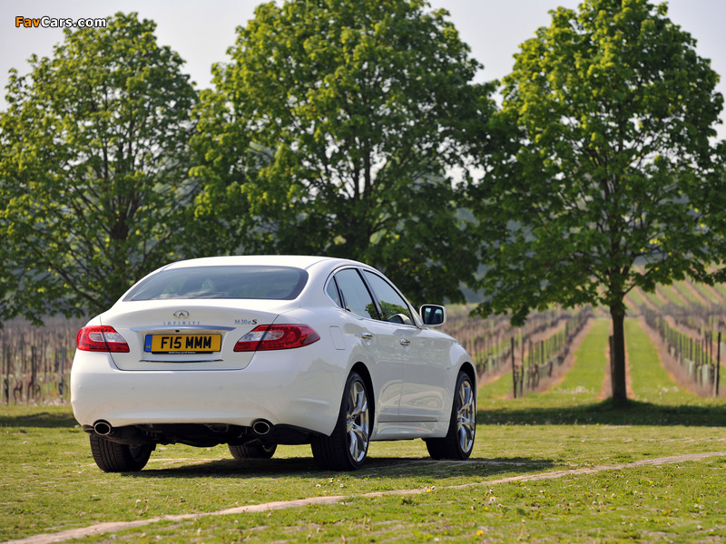 Infiniti M30dS UK-spec (Y51) 2010–13 pictures (800 x 600)