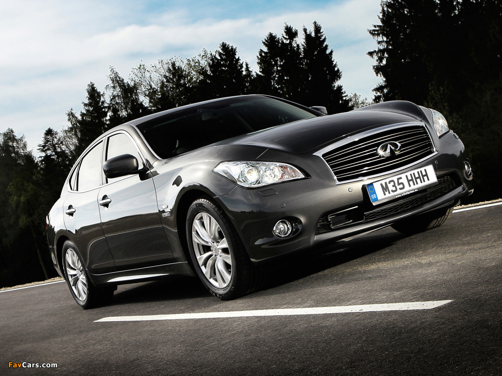 Pictures of Infiniti M35h UK-spec (Y51) 2011–13 (1024 x 768)