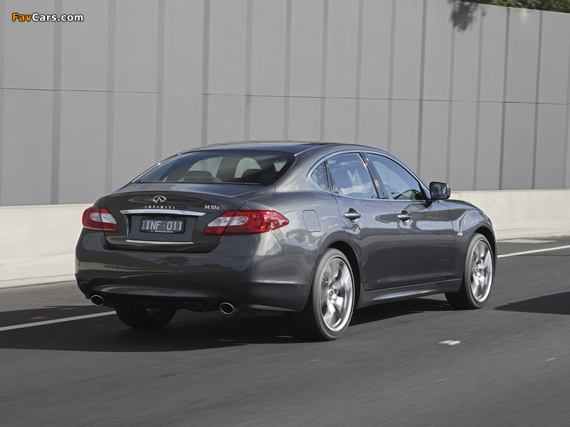 Pictures of Infiniti M30d S AU-spec (Y51) 2012–13 (800 x 600)