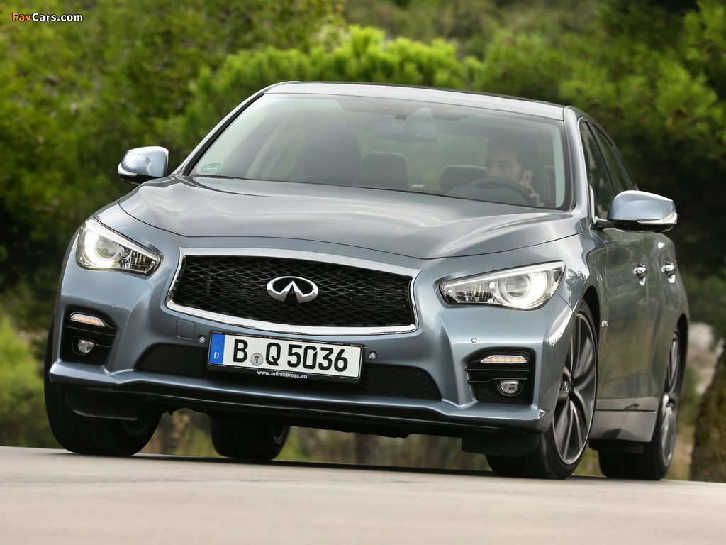 Infiniti Q50S Hybrid EU-spec (V37) 2013 wallpapers (1024 x 768)