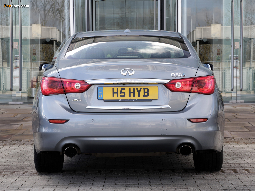 Photos of Infiniti Q50S Hybrid UK-spec (V37) 2013 (1024 x 768)