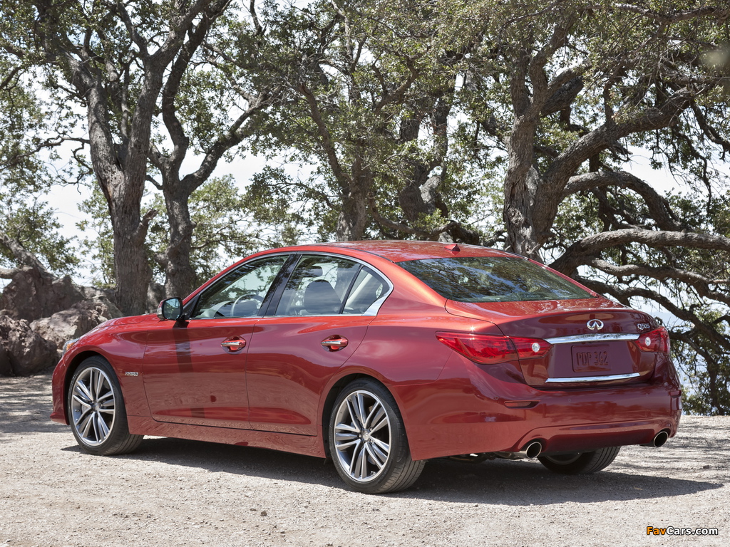 Infiniti Q50S Hybrid (V37) 2013 wallpapers (1024 x 768)