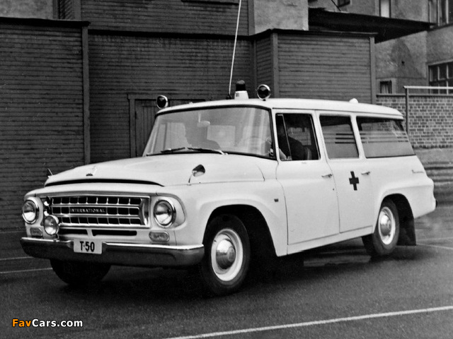 International C1100 Custom Travelall Ambulance 1963–64 images (640 x 480)