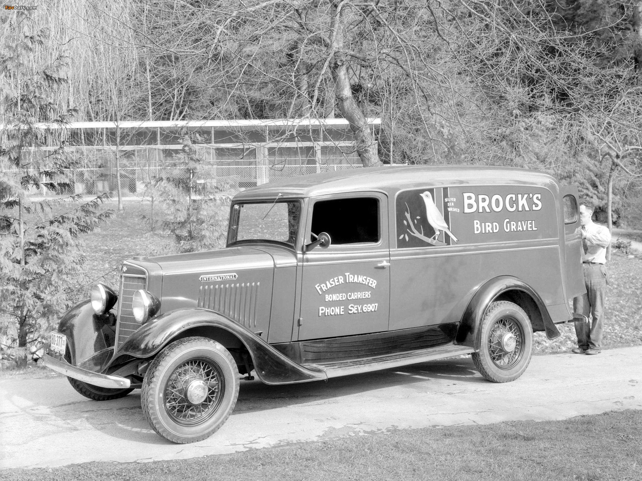 1934–37 International C-1 Panel Truck photos (2048 x 1536)