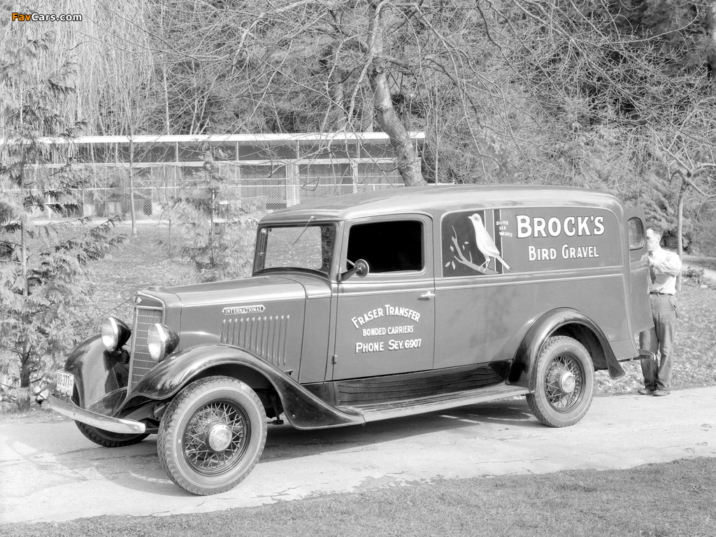 1934–37 International C-1 Panel Truck photos (1024 x 768)