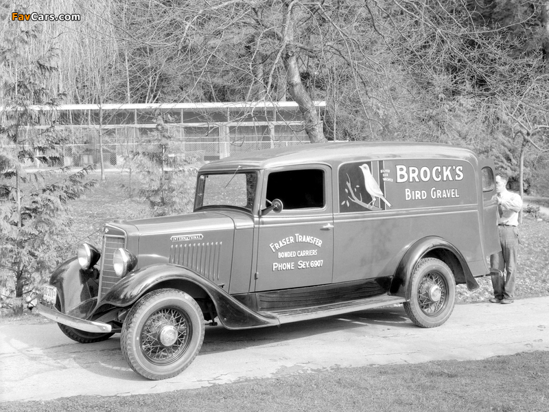 1934–37 International C-1 Panel Truck photos (800 x 600)