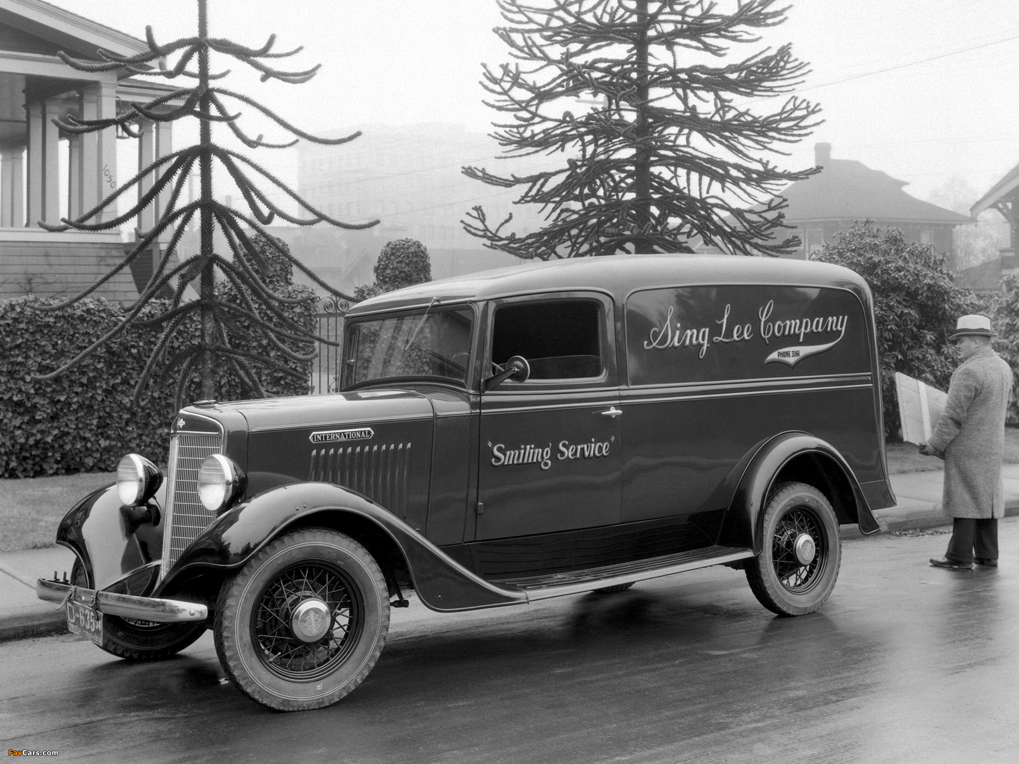 1934–37 International C-1 Panel Truck pictures (2048 x 1536)