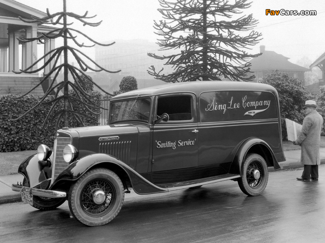 1934–37 International C-1 Panel Truck pictures (640 x 480)