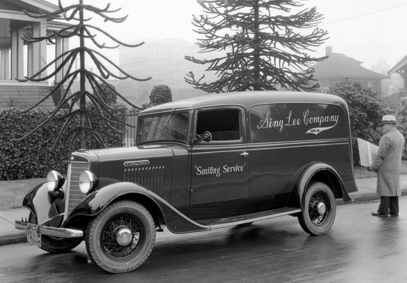 1934–37 International C-1 Panel Truck pictures