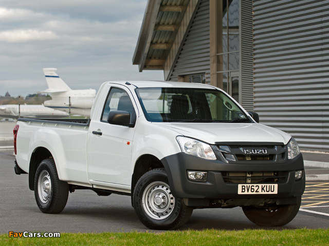 Isuzu D-Max Single Cab UK-spec 2012 images (640 x 480)