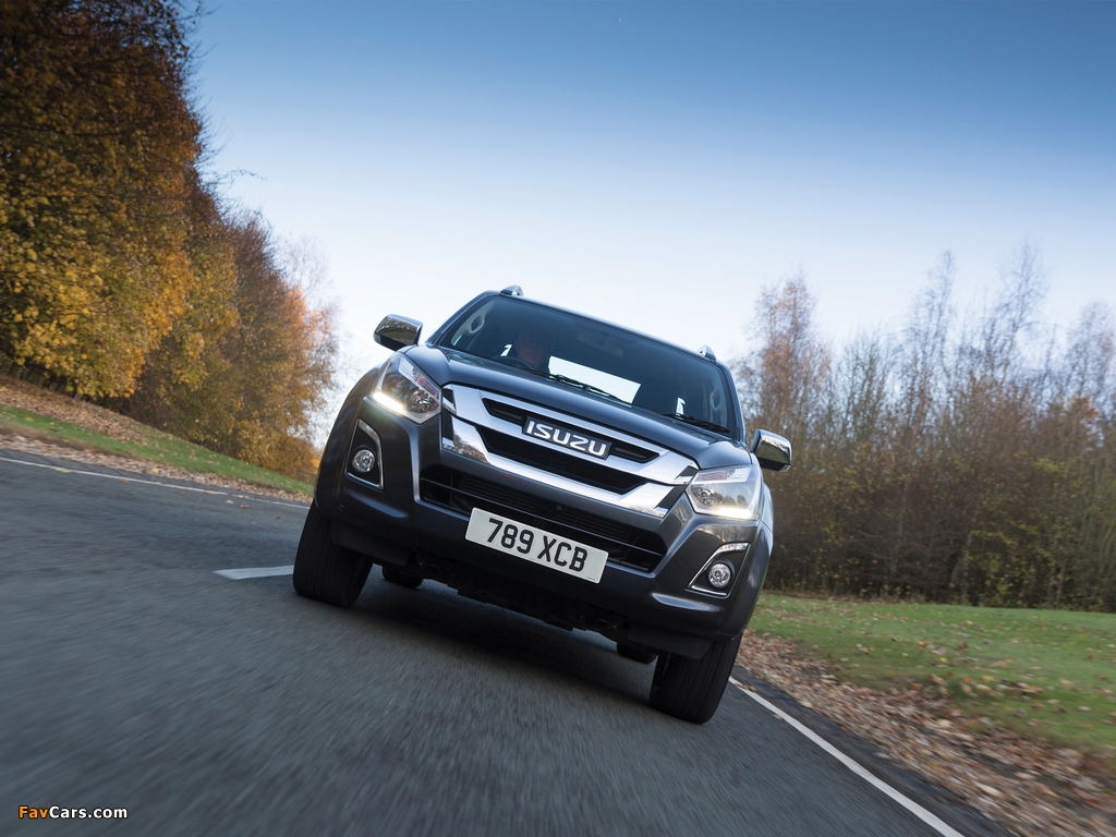 Isuzu D-Max Double Cab UK-spec 2017 photos (1024 x 768)