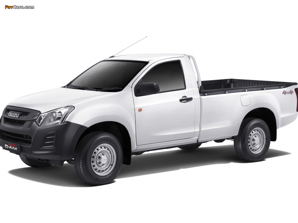 Isuzu D-Max Single Cab 4×4 TH-spec 2017 photos (1024 x 768)