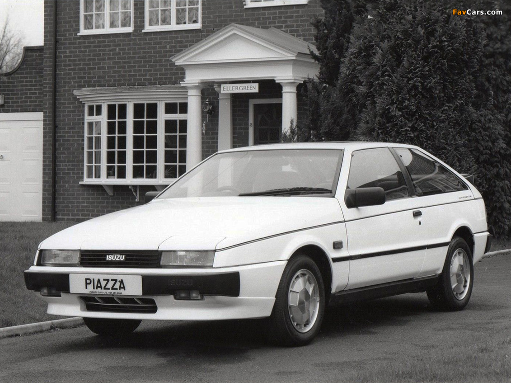 Isuzu Piazza Turbo UK-spec 1986–90 pictures (1024 x 768)