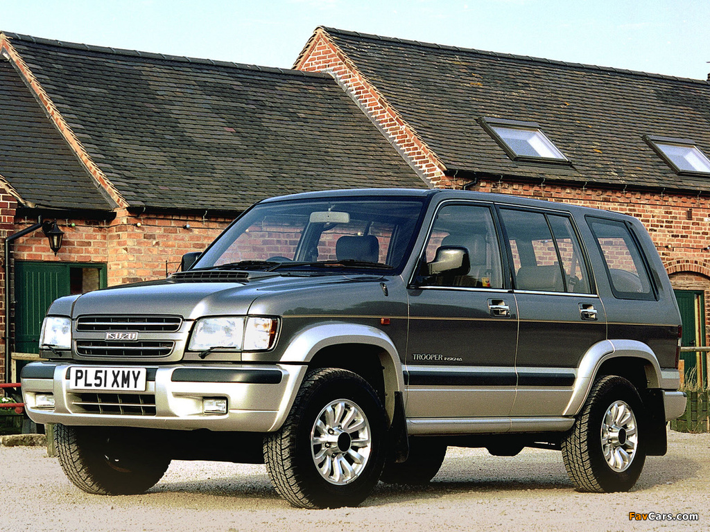 Isuzu Trooper UK-spec 1998–2002 wallpapers (1024 x 768)