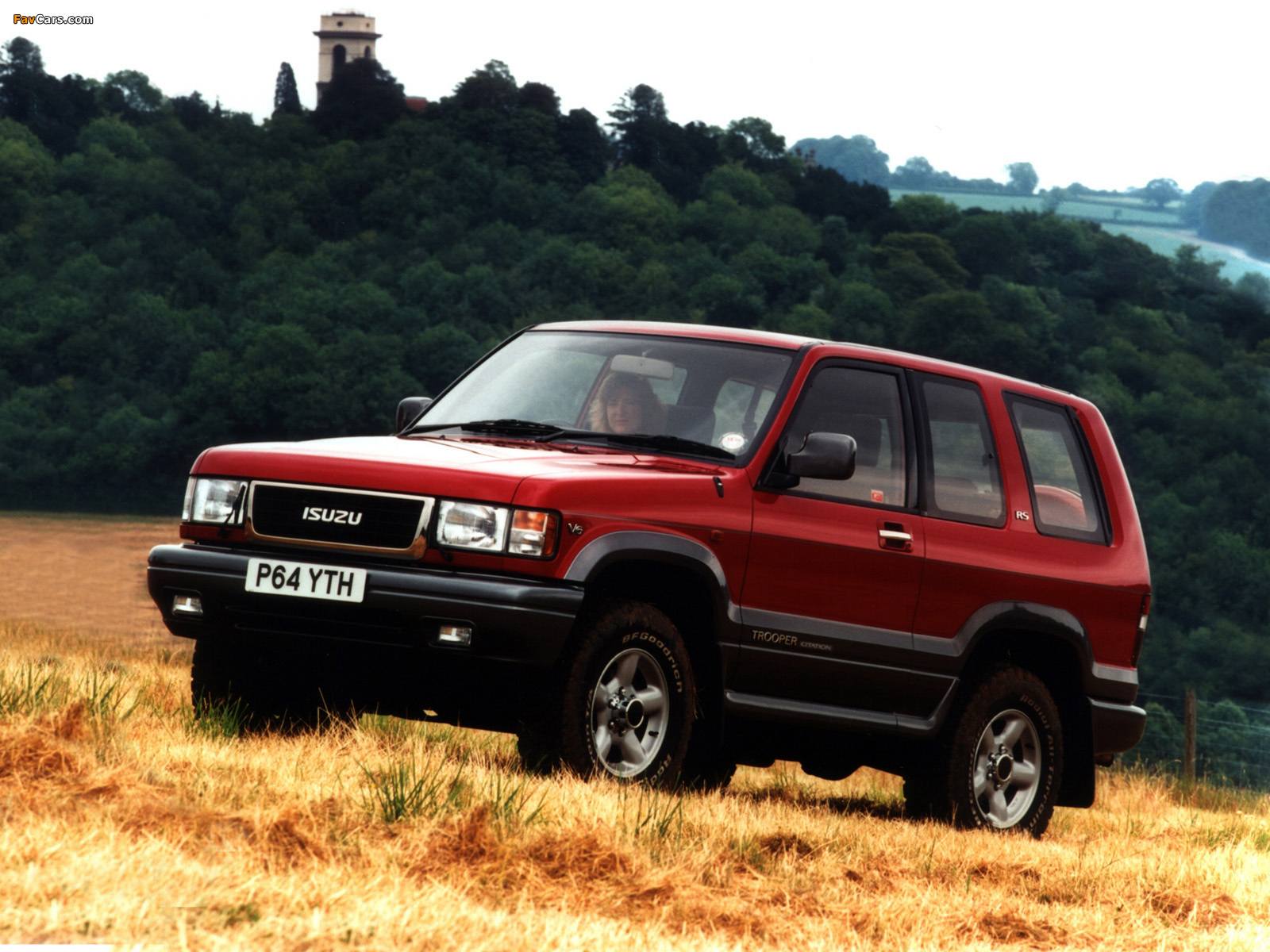 Isuzu Trooper SWB UK-spec 1992–98 wallpapers (1600 x 1200)