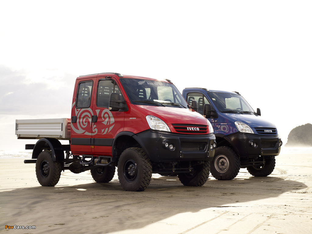 Images of Iveco Daily 4x4 Crew Cab & Chassis Cab 2007-09 (1024 x 768)