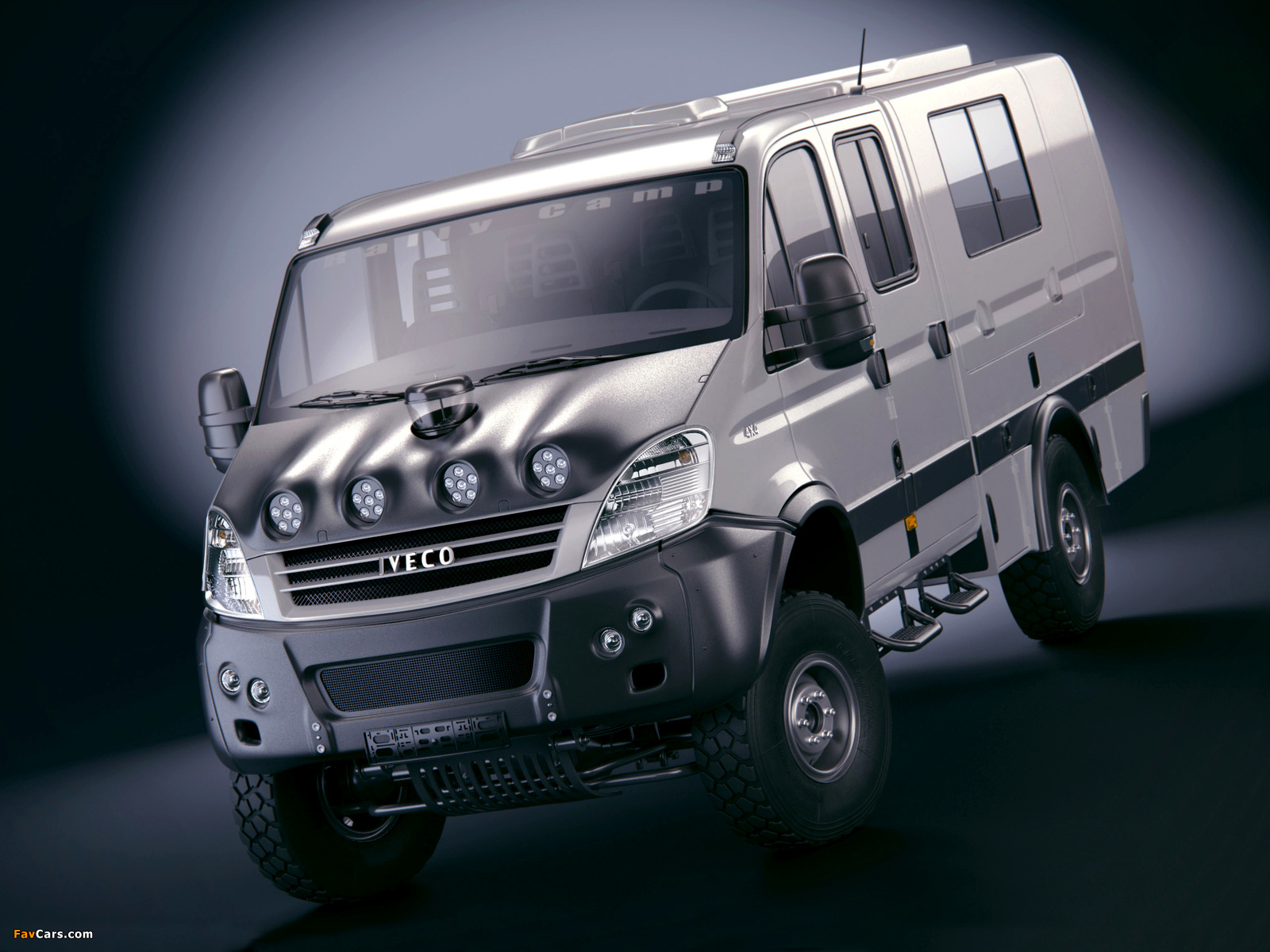 Iveco Daily 4x4 Crew Cab Rally Camp 2007–09 wallpapers (1600 x 1200)