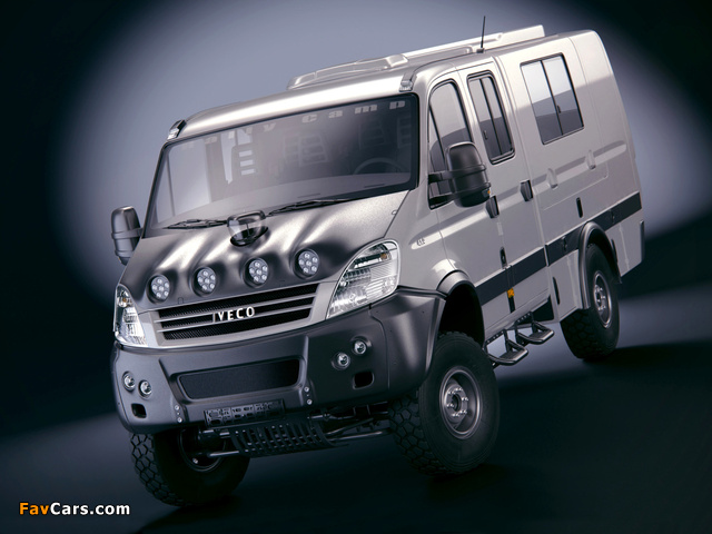 Iveco Daily 4x4 Crew Cab Rally Camp 2007–09 wallpapers (640 x 480)