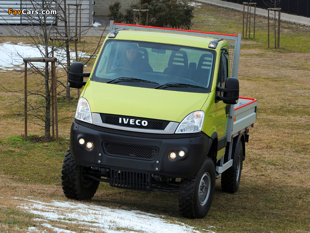 Iveco EcoDaily 4x4 Chassis Cab UK-spec 2009–11 wallpapers (640 x 480)