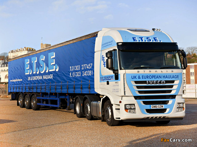 Iveco Stralis 460 6x2 UK-spec 2007–12 photos (640 x 480)