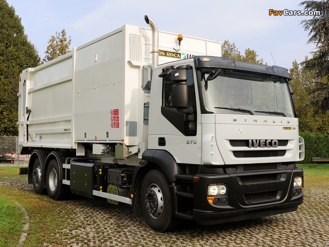 Iveco Stralis 270 CNG 6x2 Rolloffcon 2010–12 images (640 x 480)