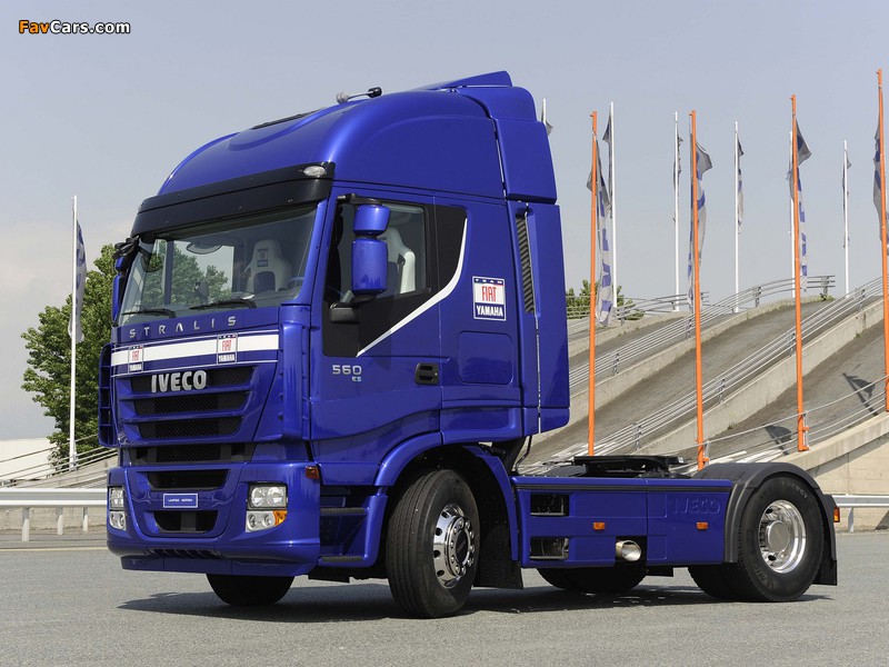 Iveco Stralis 560 ES 4x2 Fiat Yamaha Team Limited Edition 2010–12 images (800 x 600)