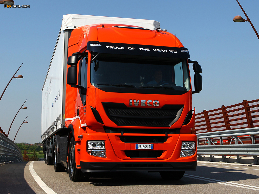 Iveco Stralis Hi-Road 330 Natural Power 4x2 2012 wallpapers (1024 x 768)