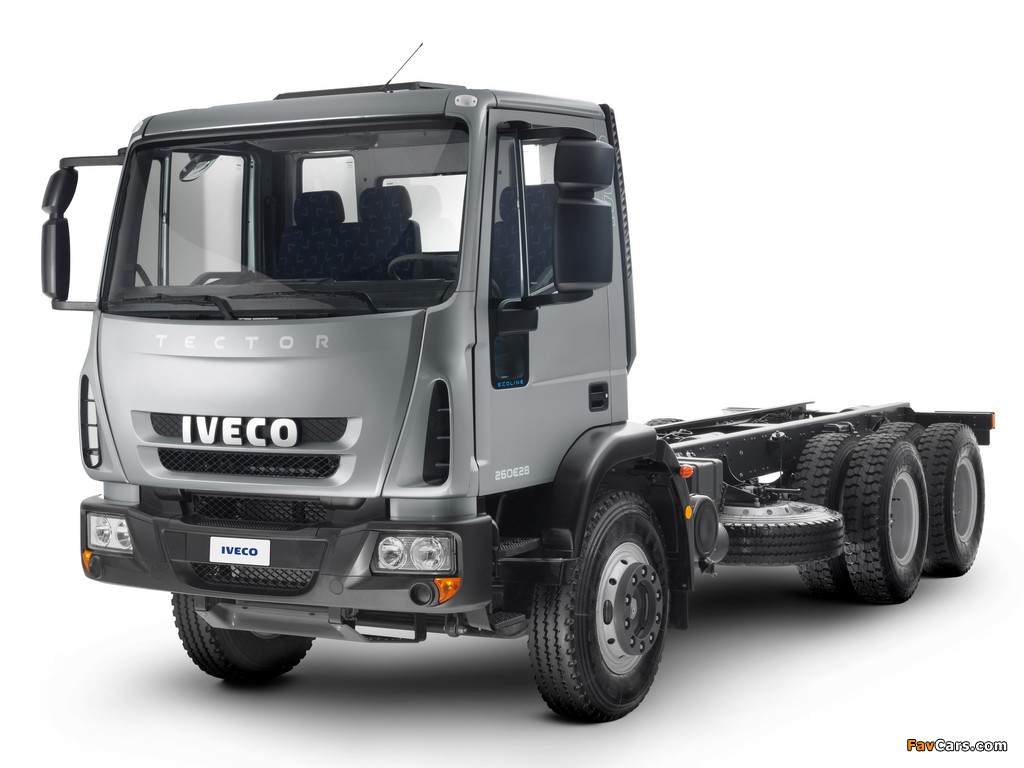 Photos of Iveco Tector 260E28 6x4 Chassis 2008 (1024 x 768)