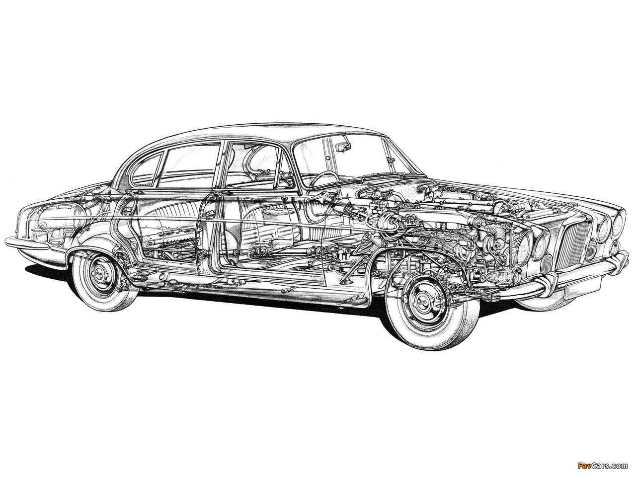 Jaguar 420 1966–70 wallpapers (1280 x 960)