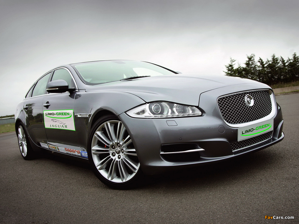 Images of Jaguar XJ Limo-Green Hybrid Prototype (X351) 2010 (1024 x 768)