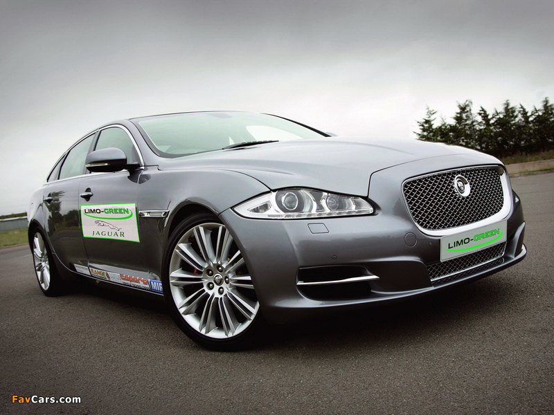 Images of Jaguar XJ Limo-Green Hybrid Prototype (X351) 2010 (800 x 600)