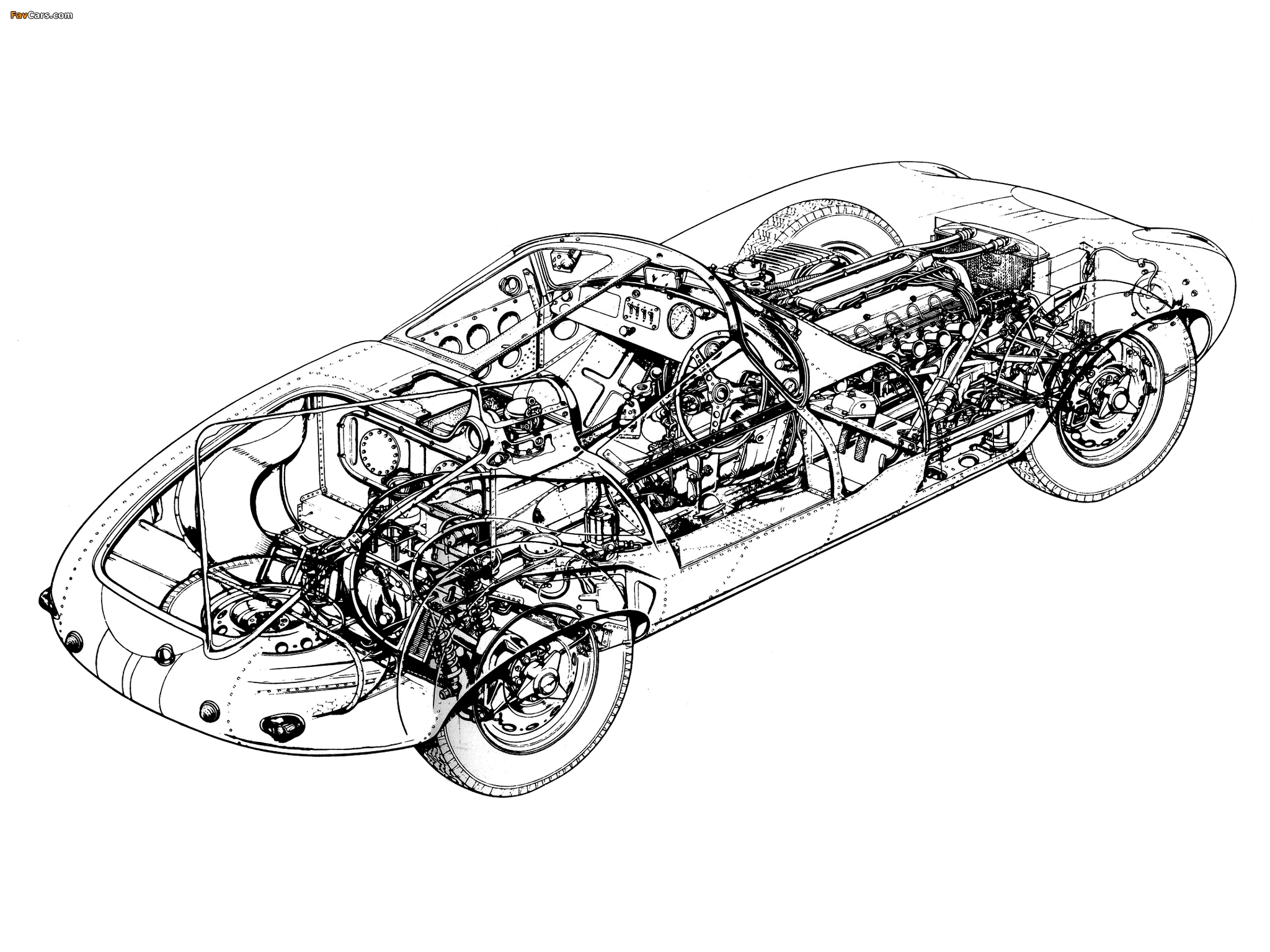 Jaguar E-Type Prototype E2A 1960 images (2048 x 1536)