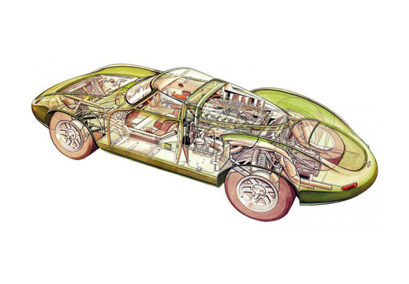 Jaguar XJ13 V12 Prototype Sports Racer 1966 pictures
