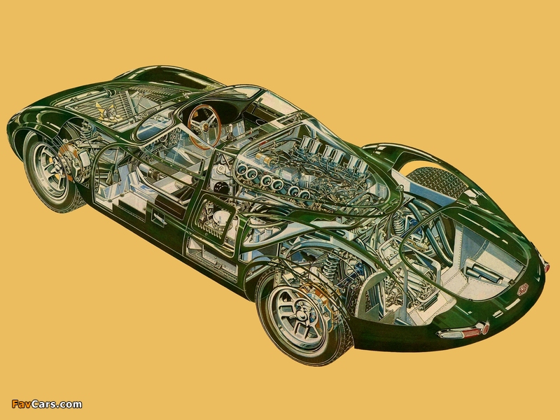 Jaguar XJ13 V12 Prototype Sports Racer 1966 wallpapers (800 x 600)