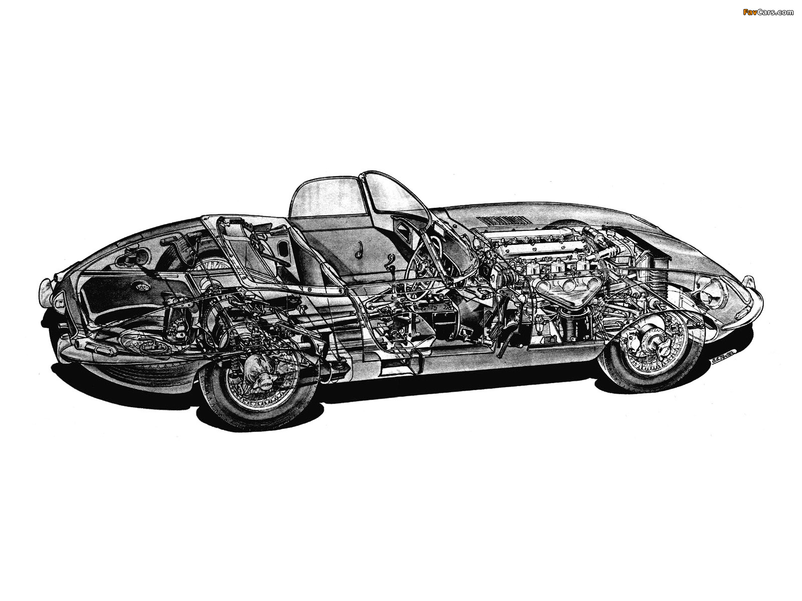 Images of Jaguar E-Type Open Two Seater UK-spec (Series I) 1961–67 (1600 x 1200)