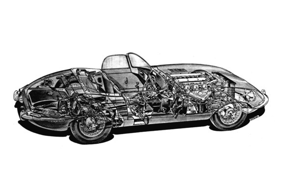 Images of Jaguar E-Type Open Two Seater UK-spec (Series I) 1961–67