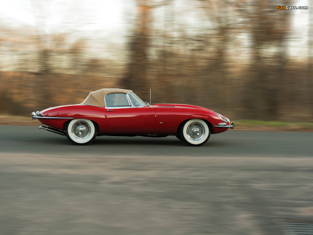 Images of Jaguar E-Type 3.8-Litre Open Two Seater US-spec (XK-E) 1961–62 (1024 x 768)