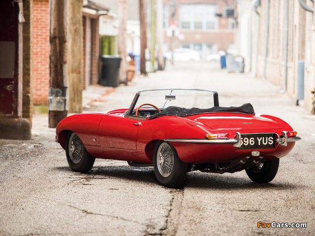 Images of Jaguar E-Type 3.8-Litre Open Two Seater US-spec (XK-E) 1961–62 (640 x 480)