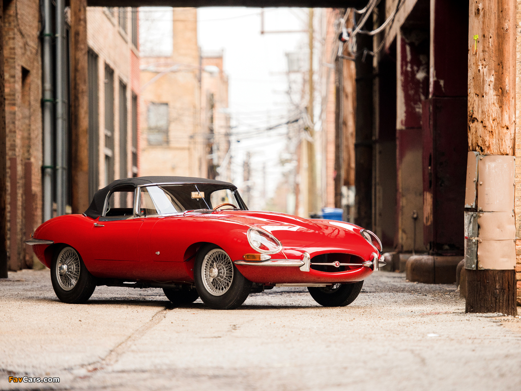 Images of Jaguar E-Type 3.8-Litre Open Two Seater US-spec (XK-E) 1961–62 (1024 x 768)