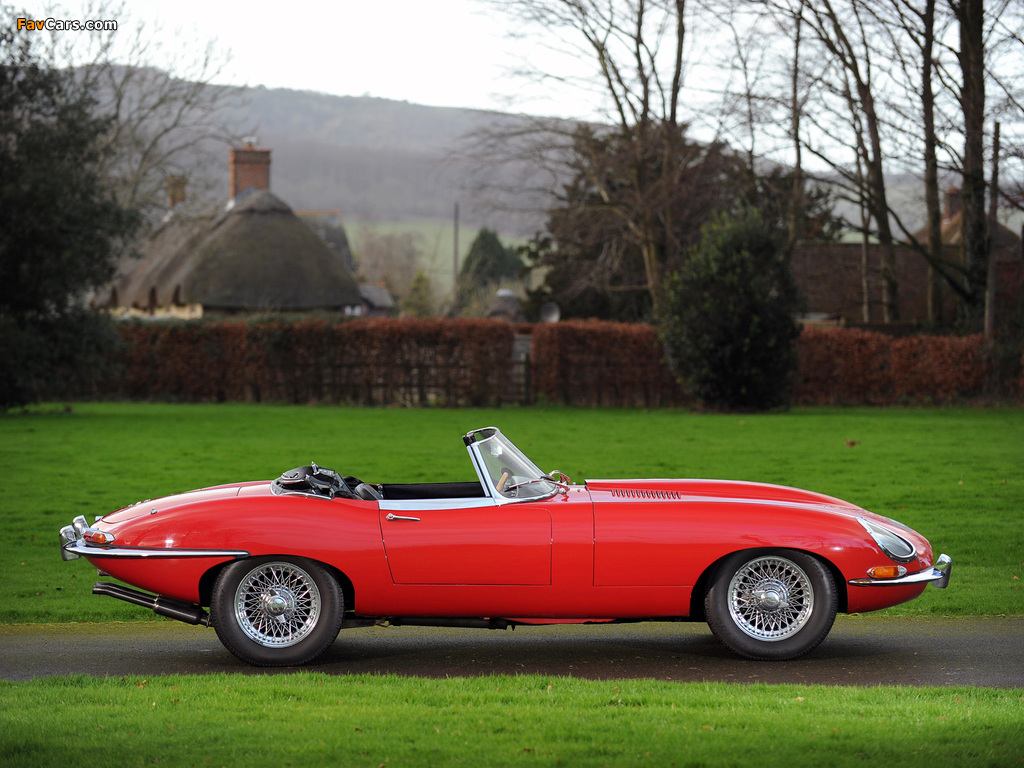 Jaguar E-Type Open Two Seater UK-spec (Series I) 1961–67 photos (1024 x 768)