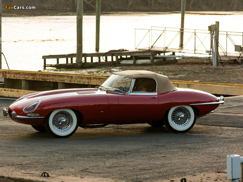 Jaguar E-Type 3.8-Litre Open Two Seater US-spec (XK-E) 1961–62 pictures (800 x 600)