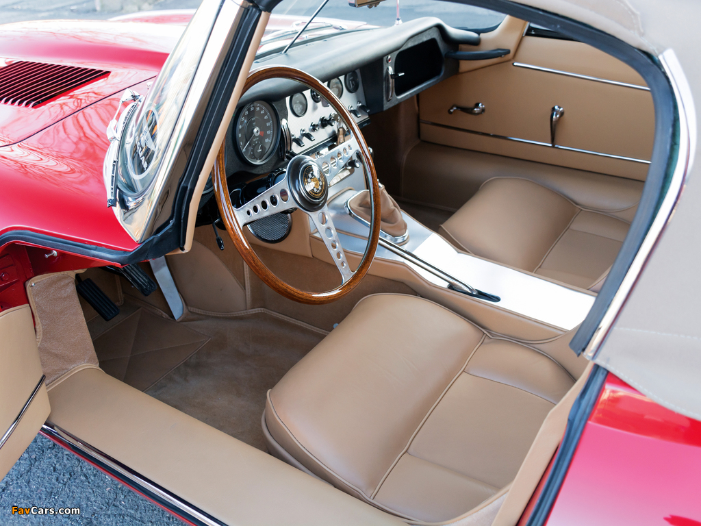 Jaguar E-Type 3.8-Litre Open Two Seater US-spec (XK-E) 1961–62 wallpapers (1024 x 768)