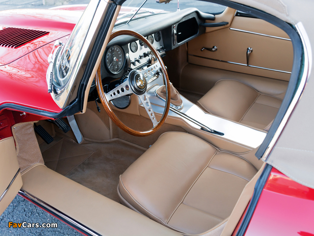Jaguar E-Type 3.8-Litre Open Two Seater US-spec (XK-E) 1961–62 wallpapers (640 x 480)
