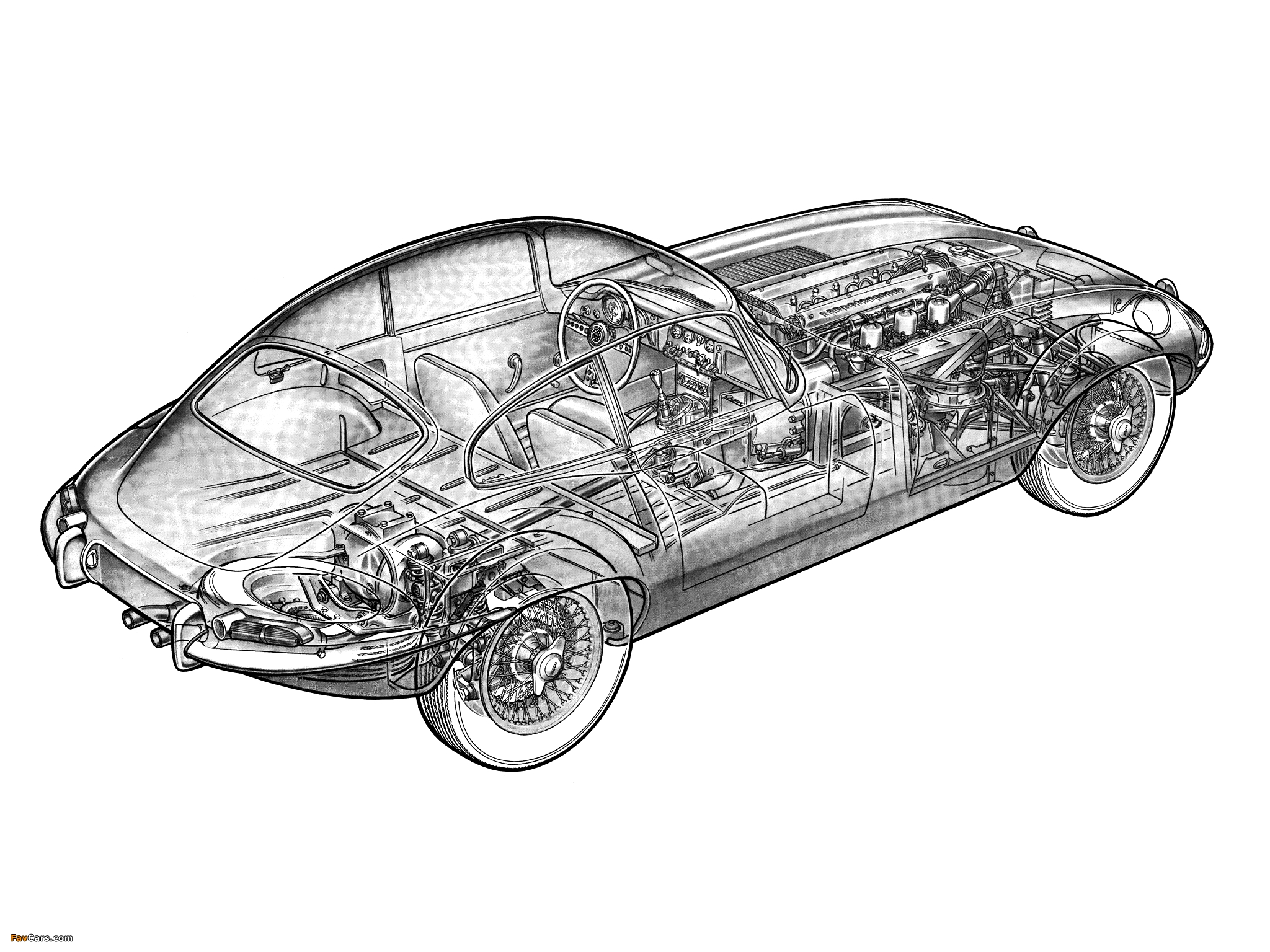 Jaguar E-Type Fixed Head Coupe (Series I) 1961–67 wallpapers (2048 x 1536)