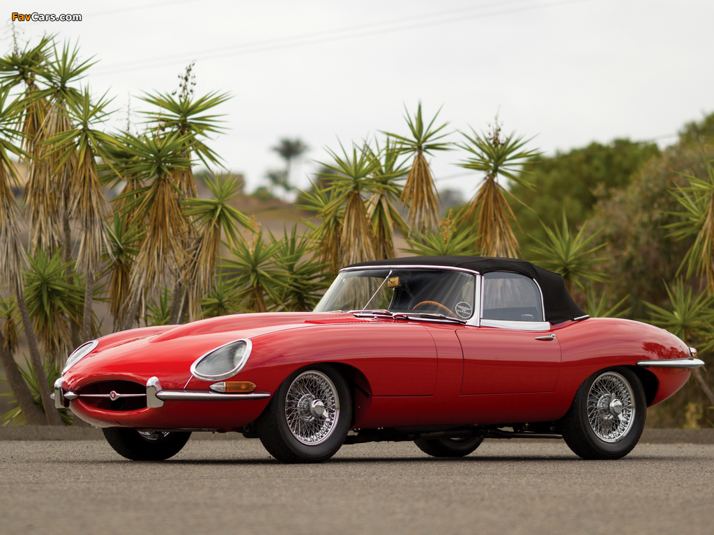 Jaguar E-Type 3.8-Litre Open Two Seater US-spec (XK-E) 1962–1964 images (1024 x 768)