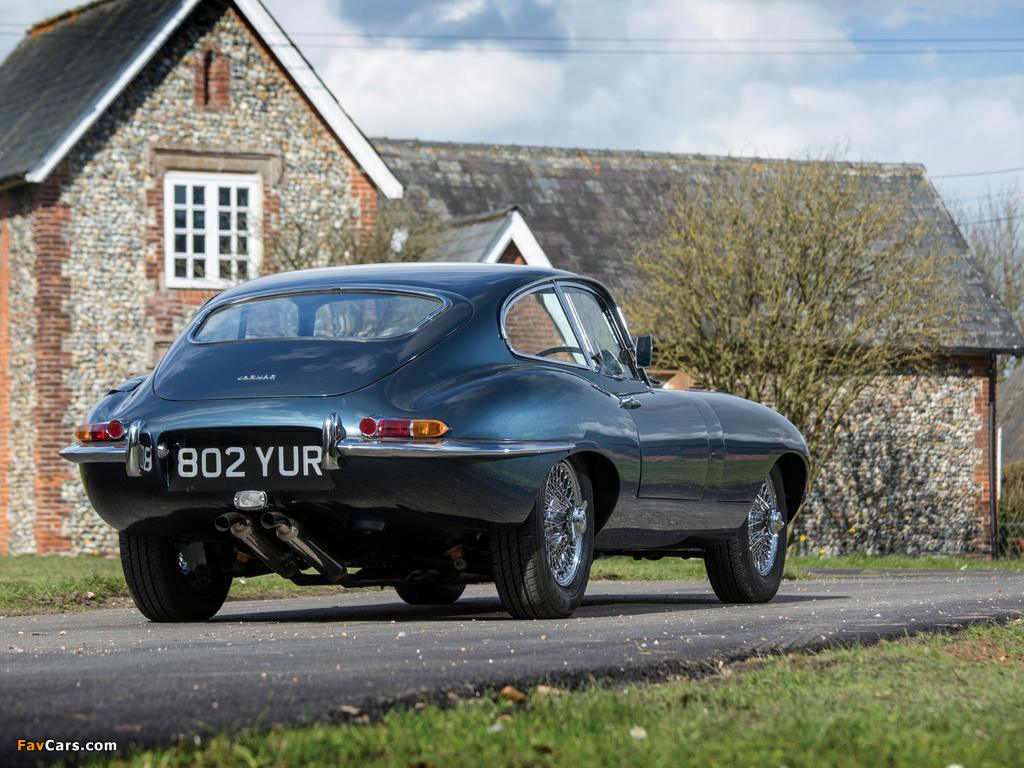 Jaguar E-Type 3.8-Litre Fixed Head Coupe UK-spec (XK-E) 1962–1964 wallpapers (1024 x 768)