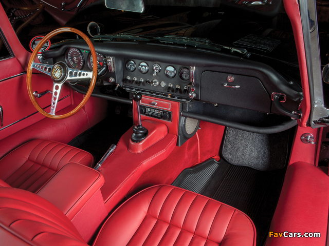Jaguar E-Type 4.2-Litre Fixed Head Coupe US-spec (XK-E) 1964–1967 photos (640 x 480)