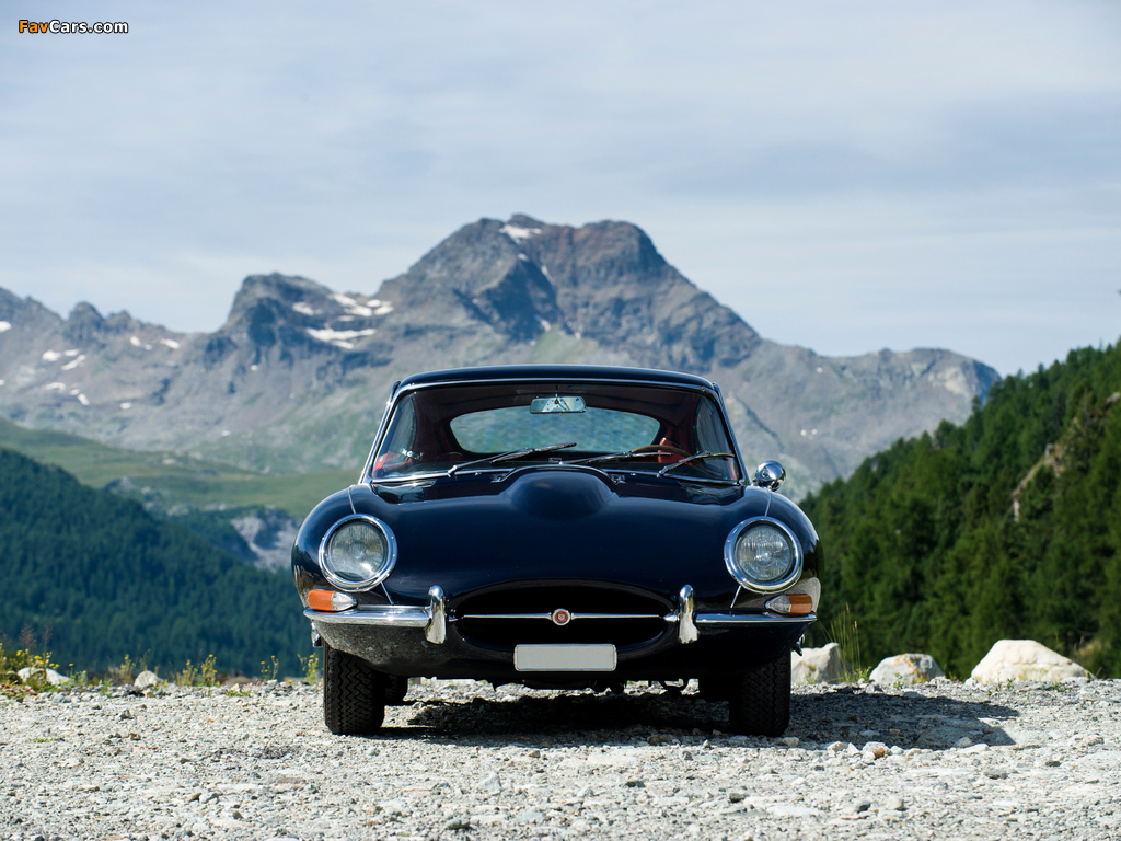 Jaguar E-Type 4.2-Litre Fixed Head Coupe EU-spec (XK-E) 1964–1967 wallpapers (1024 x 768)