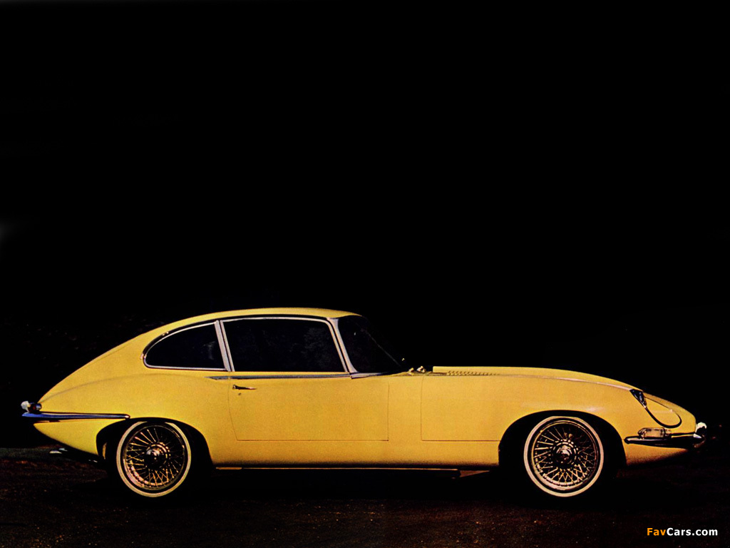 Jaguar E-Type Fixed Head Coupe 2+2 (Series I) 1967–68 wallpapers (1024 x 768)