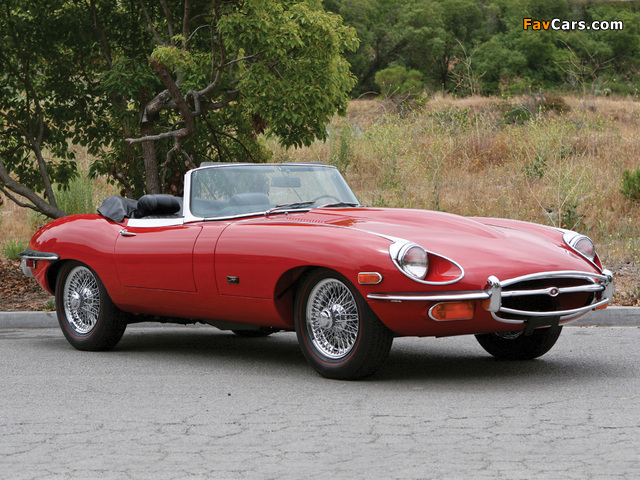 Jaguar E-Type Open Two Seater (Series II) 1968–71 pictures (640 x 480)